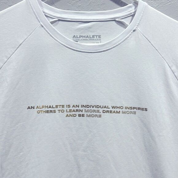 🔥🔥 APLHALETE Performance Fit Training Gym Workout T-shirt Men Sz XL - EXCELLEN - Picture 1 of 9